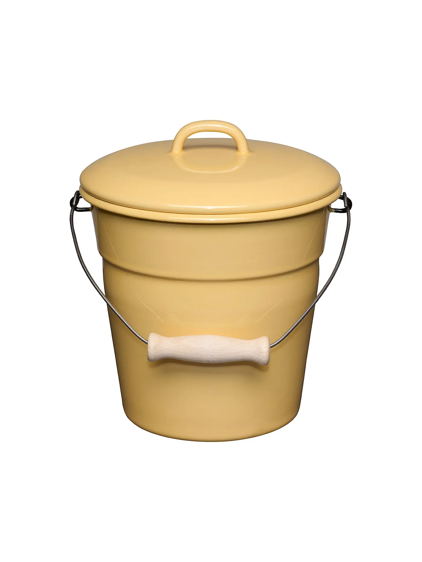 RIESS | Allzweckeimer mit Deckel 20cm Nat Green | gelb